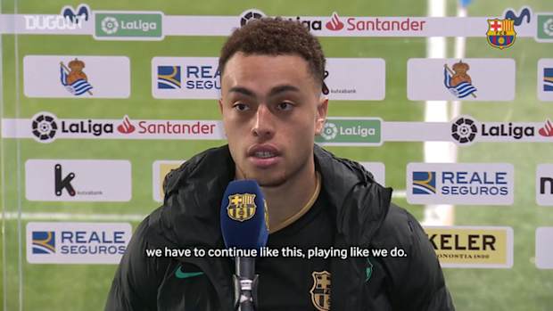 Sergiño Dest: 'I'm happy for helping the team with the win'